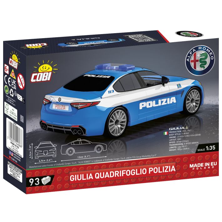 Giulia Quadrifoglio Polizia COBI 24606 Alfa Romeo Cobi.eu